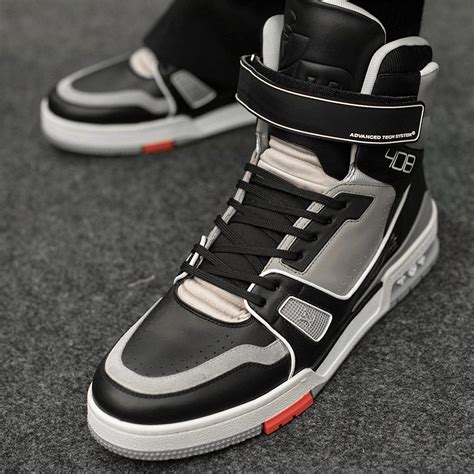 louis vuitton mens shoes virgil|Louis Vuitton high top sneakers.